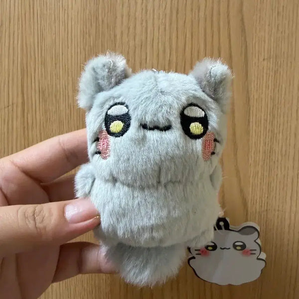 [BUNJANG] Gray Cat Keychain Plush / 회색 고양이 키링 인형