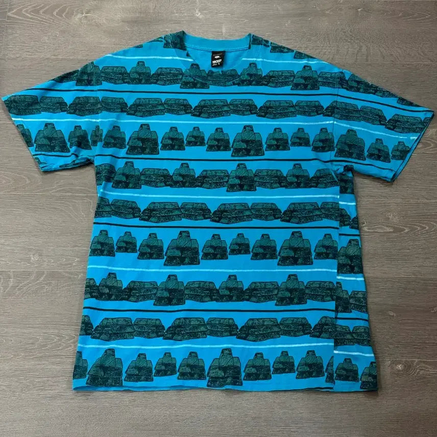 [BUNJANG] 10DEEP All Over Print T-Shirt - Made in USA / 텐딥(10DEEP) 올오버 프린트 티셔츠 - MADE IN USA
