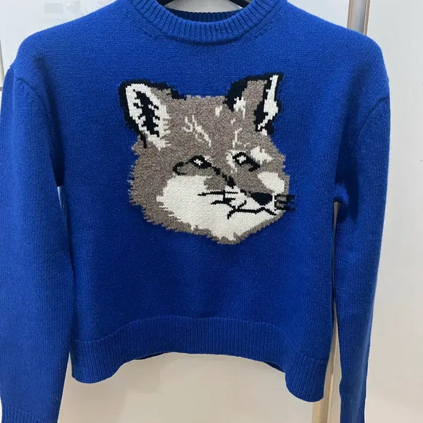 [BUNJANG] Maison Kitsuné Pic Fox Royal Knit S (New Condition) / 메종키츠네 픽폭스 로얄니트 55~55반 (새상품급)