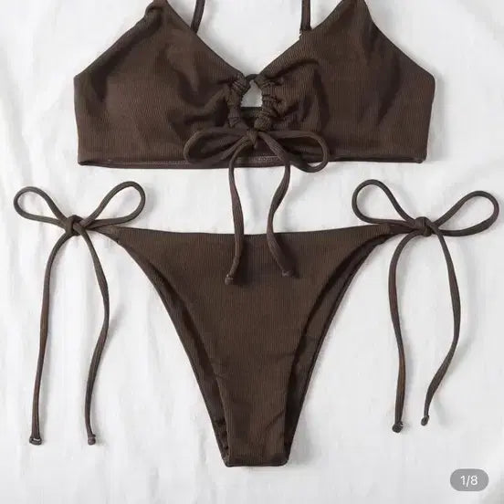 [BUNJANG] Shein Zigzag Bikini Swimsuit / 쉬인 수영복 비키니 지그재그 에이블리