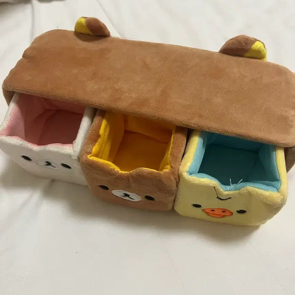 [BUNJANG] Rilakkuma Storage Box Organizer / 리락쿠마 수납함 정리함