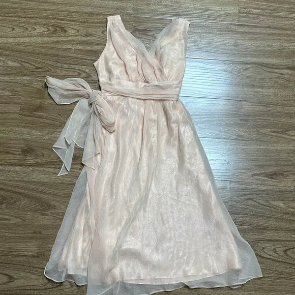 [BUNJANG] Vintage Apricot Pink Lace Dress / 빈티지 살구 핑크 레이스 원피스 발레코어 히메갸루