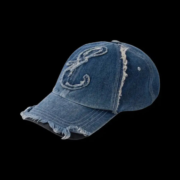 [BUNJANG] ETCE Damage Denim Cap / ETCE 데미지 데님 캡 블루