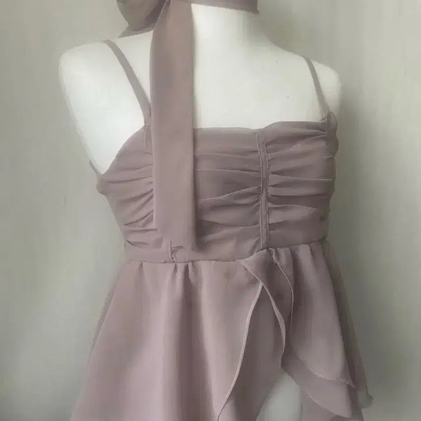 [BUNJANG] Angel Number 555 Tulip Sleeveless Top Size 2 / 엔젤넘버555 튤립 슬리브리스