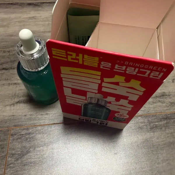 [BUNJANG] Bring Green Zinc Techa Serum (50ml + 25ml Refill + Toner Pads) / [박스단순개봉새상품] 브링그린 징크테카 세럼