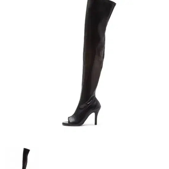 [BUNJANG] CMIZ Sci-High Open-toe Boot Heels (Black) / 씨미즈 싸이하이 오픈토 부츠힐 (블랙)