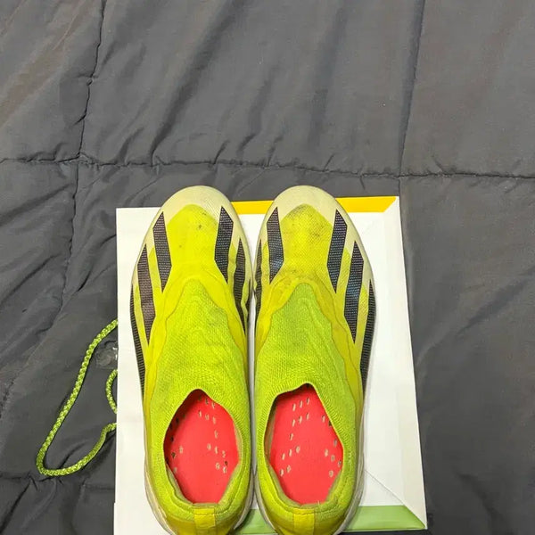 [BUNJANG] Adidas X Speedflow FG Soccer Cleats (Fluorescent, Size 255) / 아디다스 엑스 스피드플로우 축구화 형광 / 255