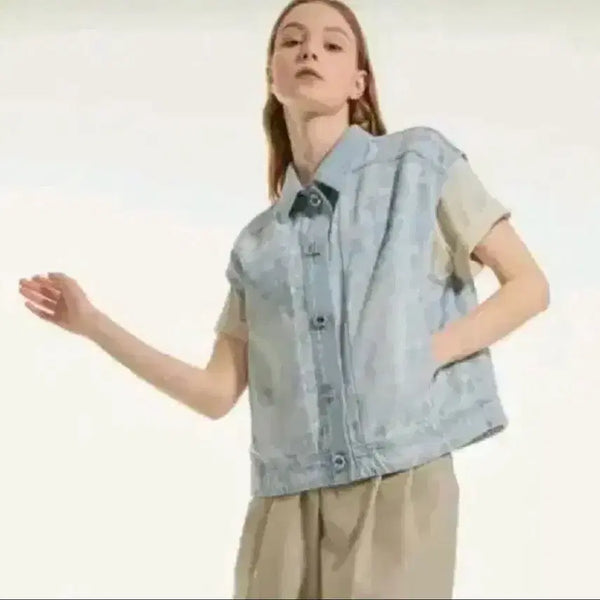 [BUNJANG] Lanvin Collection Denim Vest / 랑방컬렉션 데님베스트