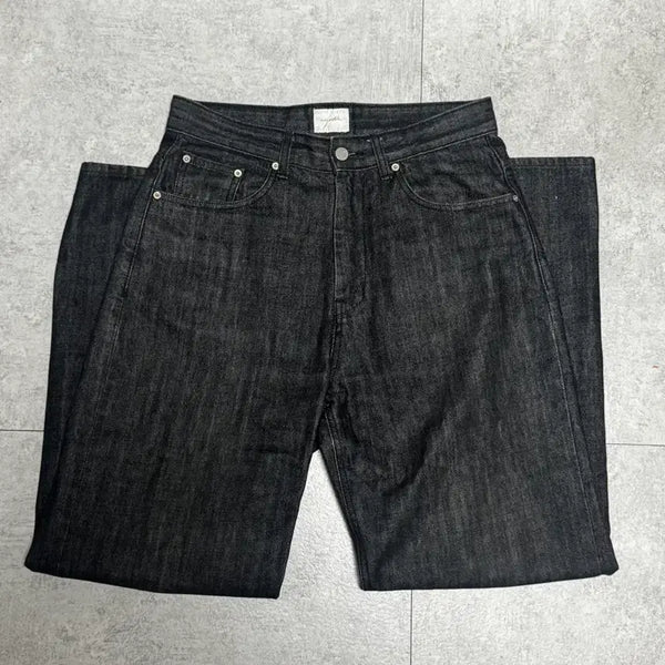 [BUNJANG] Youth Wide Denim Pants Black / [32] 유스 와이드 데님 팬츠 블랙