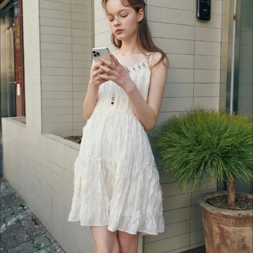 [BUNJANG] OAiL Lace Slip Mini Dress / 오앨 레이스 슬립 원피스 LACE SLIP MINI DRESS