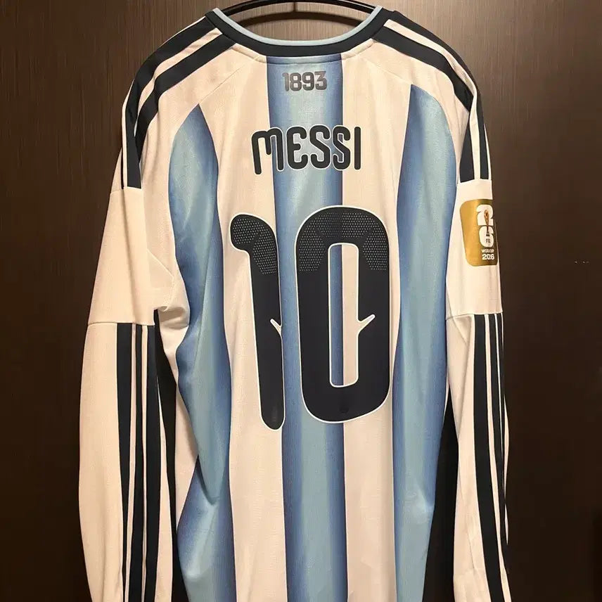 [BUNJANG] Argentina 2026 World Cup Long Sleeve Jersey (Size 105) / 26 아르헨티나 월드컵 유니폼 긴팔 택체 새상품 105