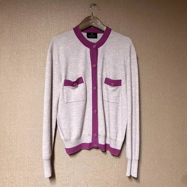[BUNJANG] The Handsome Lanvin Cashmere 100% Cardigan / 한섬 랑방 캐시미어100 가디건