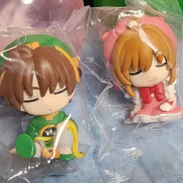 [BUNJANG] Cardcaptor Sakura Syaoran & Sakura Figure Bundle Set (SD Type, Sealed) / 카드캡처 체리 샤오랑 체리 피규어 일괄