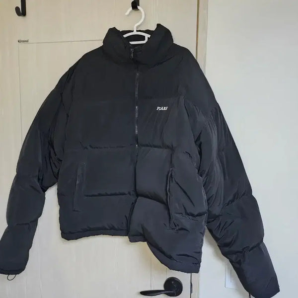 [BUNJANG] Flare Up Oversized Duck Down Short Padding Black / 플레어업 오버핏 덕다운 숏패딩 블랙