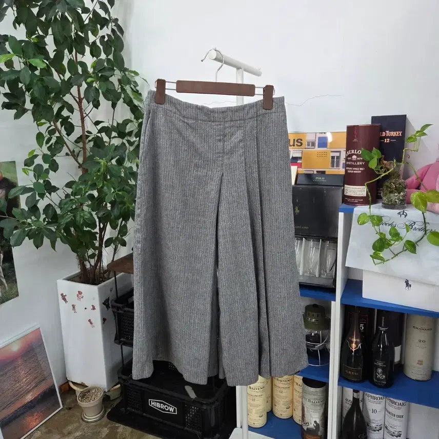 [BUNJANG] Lanvin Collection Cashmere Blend Wide Cropped Pants Size 64 / 랑방컬렉션 캐시미어 블렌드 와이드 크롭팬츠 64