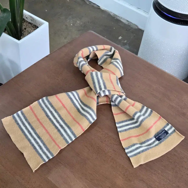 [BUNJANG] Burberry Kids Icon Stripe Lambswool Scarf OS / 버버리 키즈 아이콘 스트라이프 램스울 머플러 OS