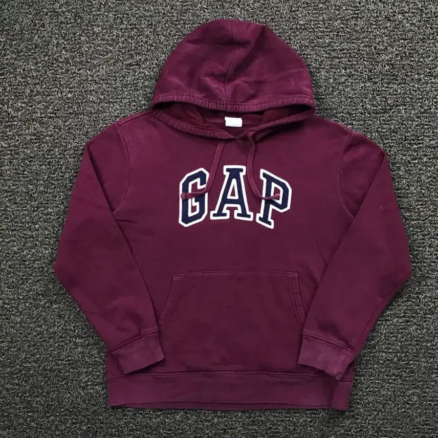 [BUNJANG] GAP Burgundy Hoodie Vintage / 갭 버건디 후드티 빈티지 gap