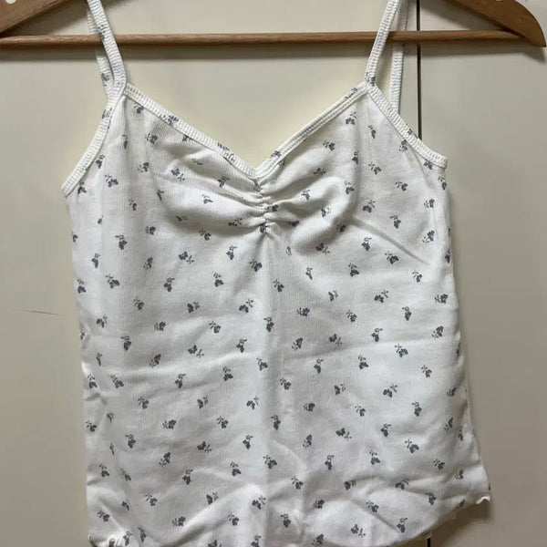 [BUNJANG] Mini Po Floral Sleeveless Top / (새상품!)미니포에 꽃무늬 나시
