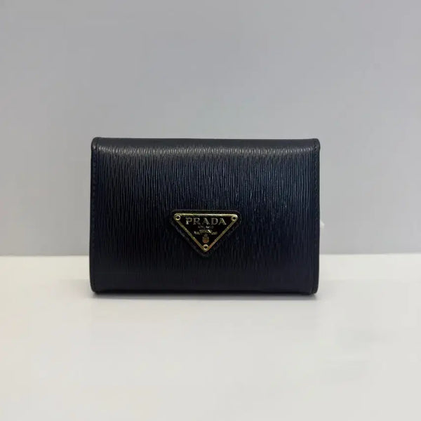 [BUNJANG] Prada Vitello Move Tri-Logo Card Holder / 프라다 비텔로무브 삼각로고 카드지갑