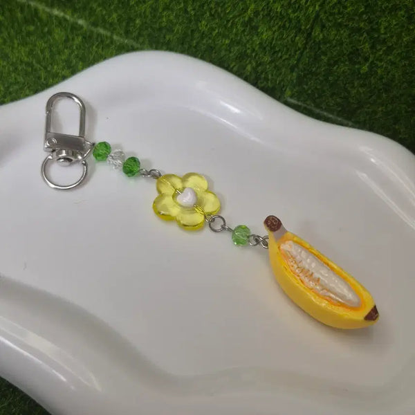 [BUNJANG] Banana Bead Keychain / 바나나키링 비즈키링
