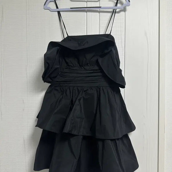 [BUNJANG] ZARA Frill Dress Black / ZARA 프릴 원피스