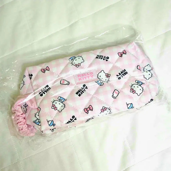 [BUNJANG] Hello Kitty Simple Pattern Pouch Pink / 헬로키티 심플 패턴 파우치 핑크