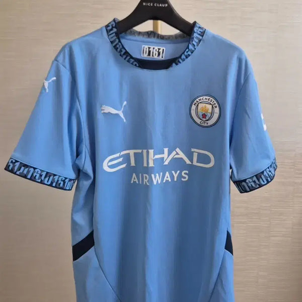 [BUNJANG] Manchester City Puma 24/25 Season Short Sleeve Jersey (Size M) / 맨체스터 시티 퓨마 2425시즌 유니폼 반팔 팝니다