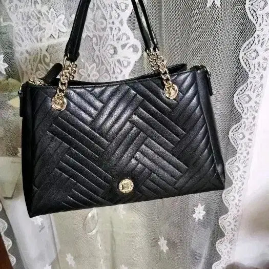 [BUNJANG] Metrociti Quilted Chain Shoulder Bag / 메트로시티 체인 숄더백