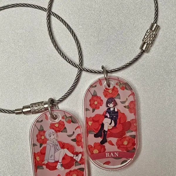 [BUNJANG] BanG Dream! Botania Acrylic Keychain Bundle Set (Ran) / 뱅드림 botania 아크릴 키링 일괄 판매 모카 란