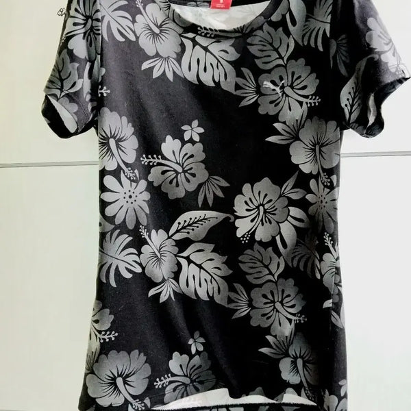 [BUNJANG] Puma Hibiscus Gradient Short Sleeve T-Shirt / 갸루 히비스커스 그라데이션반팔티