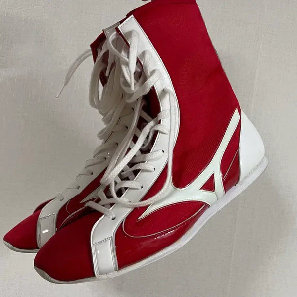 [BUNJANG] Mizuno Custom Boxing Shoes Red/White Size 275 / 미즈노 복싱화 커스텀 레드/화이트 275사이즈