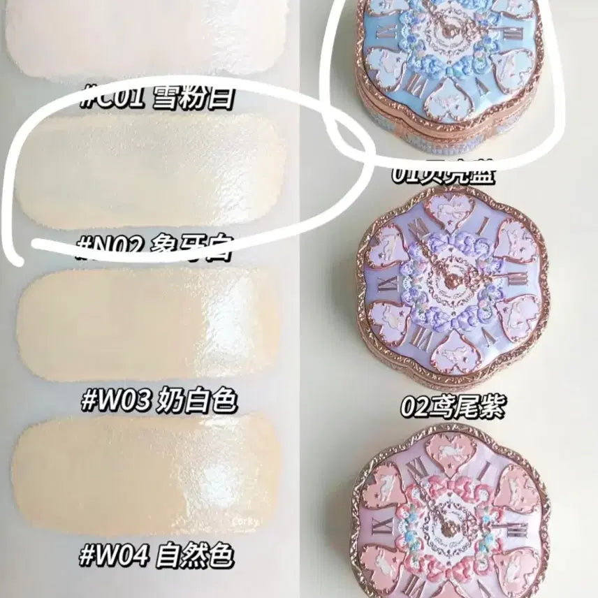 [BUNJANG] Flower Knows Bunny Garden Cream Cushion N02 (Blue Case) Sealed / (퍼플증정)플라워노즈 버니가든 크림 쿠션 N02 미개봉 파란색