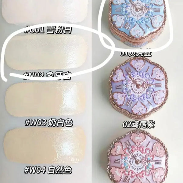 [BUNJANG] Flower Knows Bunny Garden Cream Cushion N02 (Blue Case) Sealed / (퍼플증정)플라워노즈 버니가든 크림 쿠션 N02 미개봉 파란색