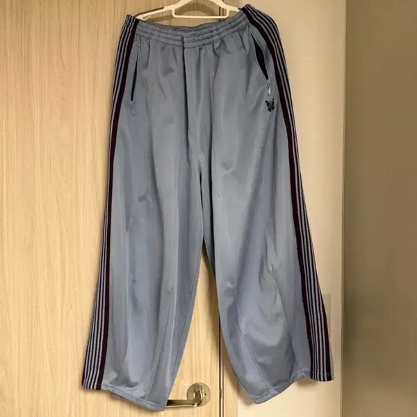 [BUNJANG] Needles HD Track Pants Socks Blue L / 니들스 hd 트랙팬츠 삭스블루 l