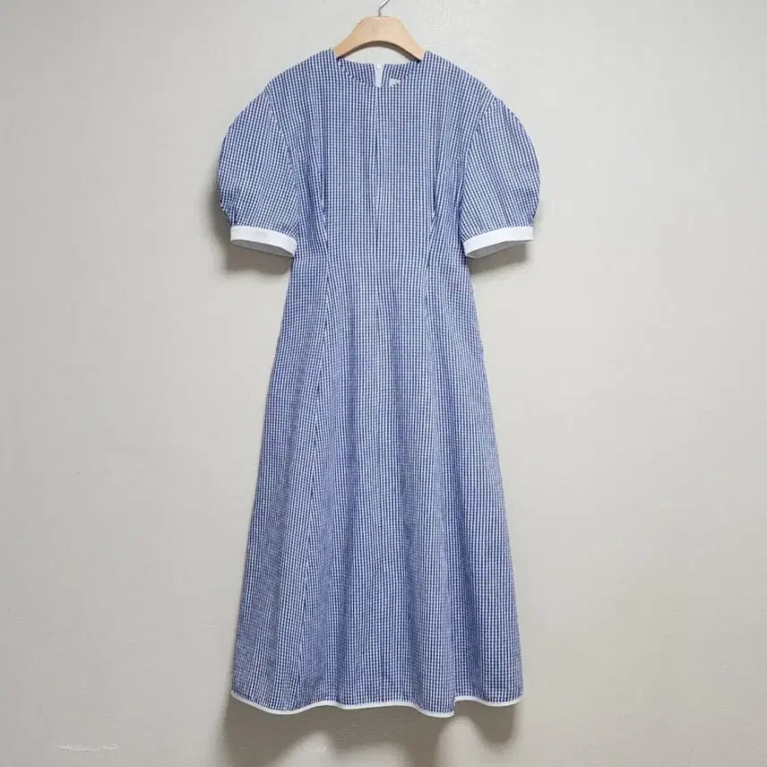 [BUNJANG] Anyou Positano Gingham Check Blue Dress / 앤유 포지타노 원피스/깅엄체크 블루