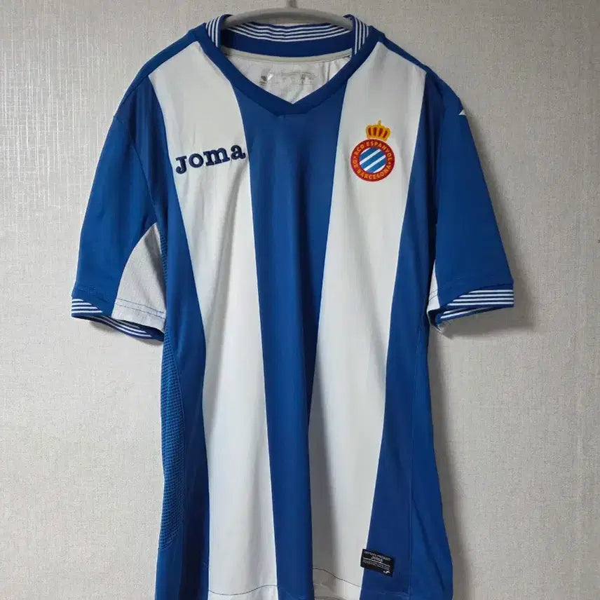 [BUNJANG] RCD Espanyol 2015-16 Home Football Jersey - Gerard Moreno / 2015-16 RCD 에스파뇰 홈 유니폼