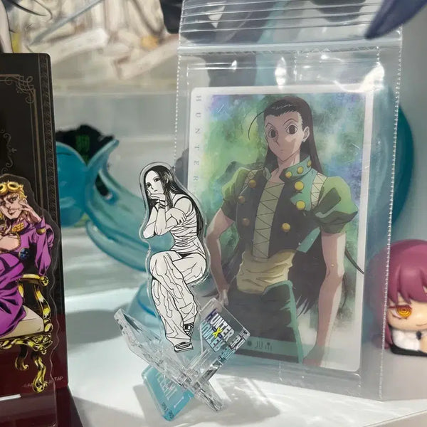 [BUNJANG] Hunter x Hunter Illumi Acrylic Stand & Card Set / (세트)헌터헌터 헌헌 이르미 아크릴X + 카드 세트
