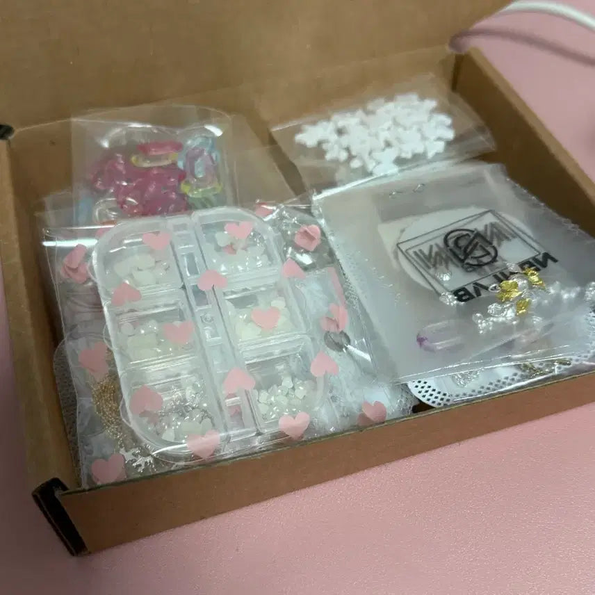 [BUNJANG] Nail Art Supplies Set / 네일파츠 네일재료 셀프네일 재료 네일아트 젤네일 세트