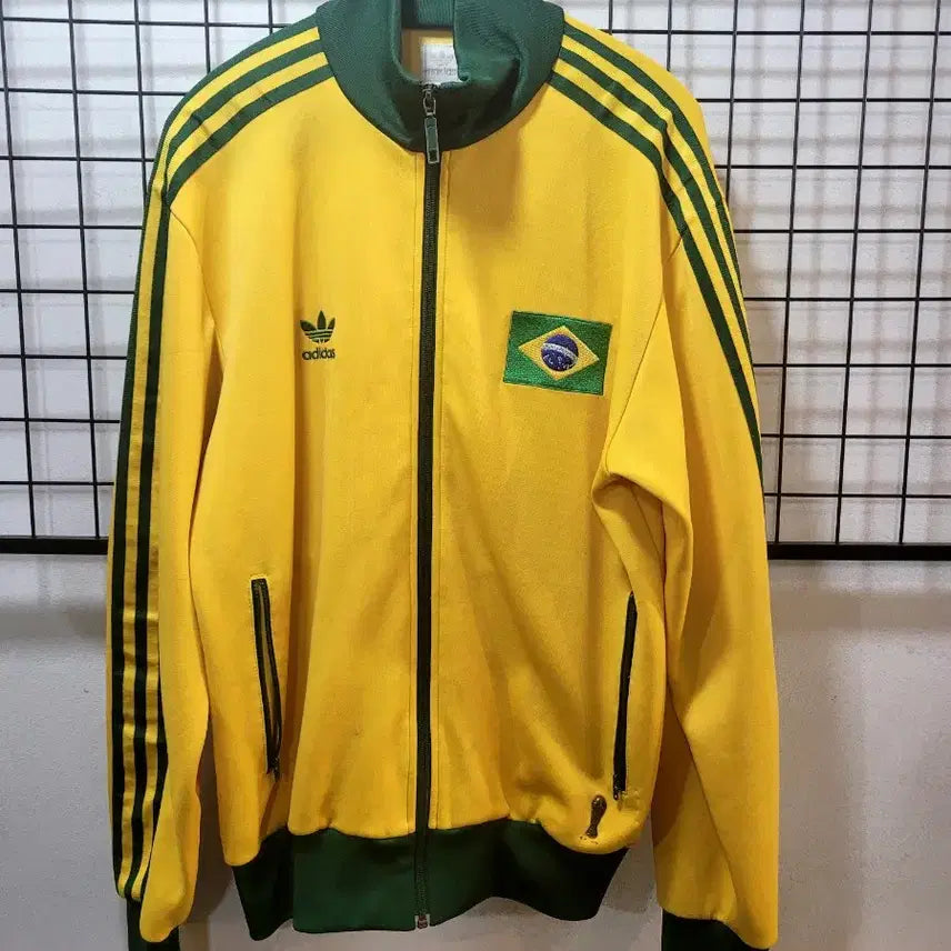 [BUNJANG] Adidas 00s Brazil Track Top Jersey / 정품 아디다스 00s 브라질 트랙탑 져지