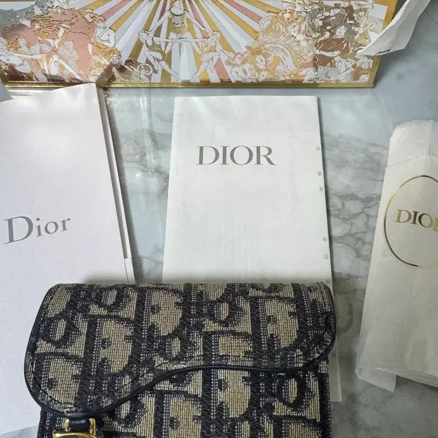 [BUNJANG] Dior Oblique Saddle Card Holder / 디올 오블리크 새들 카드지갑