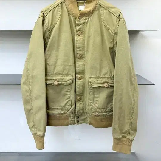 [BUNJANG] Kenpark Type A-1 Canvas Cotton Jacket / 켄파크 타입 A-1 캔버스 코튼 자켓