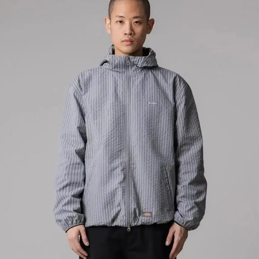 [BUNJANG] Dickies Grid Check Light Windbreaker Gray / 디키즈 그리드 체크 라이트 윈드브레이커 Gray