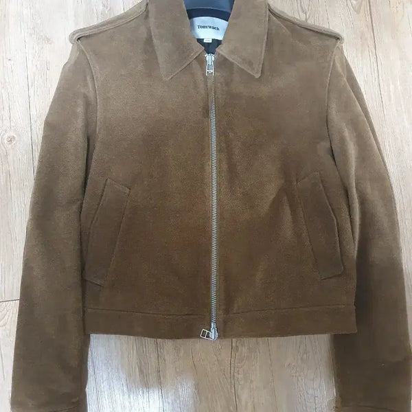 [BUNJANG] Tonywack Epaulet Cowhide Suede Jacket / 토니웩 견장 카우하이드 스웨이드 자켓 L