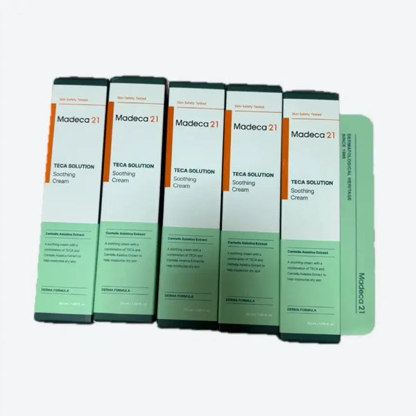 [BUNJANG] Madeca21 Teka Solution Soothing Cream 5-Piece Bundle (Sealed) / 미개봉/ 다이소 마데카21 테카 솔루션 수딩크림 5개
