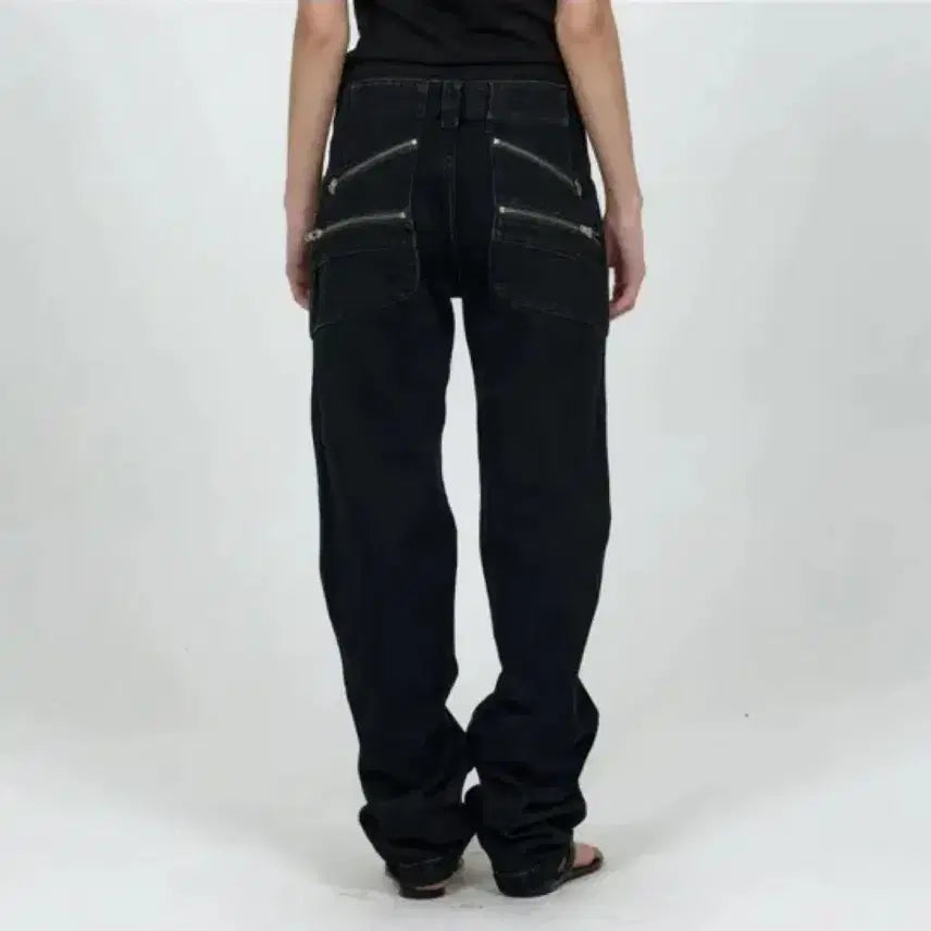[BUNJANG] Plastic Product MPa Split Pocket Pants Black / 플라스틱프로덕트 MPa SPLIT POCKET PANTS 블랙