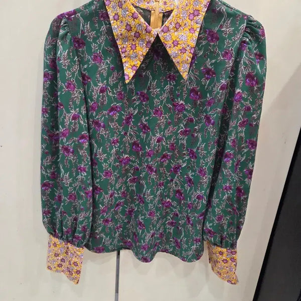 [BUNJANG] Vintage Chiffon Blouse / 빈티지 쉬폰 블라우스