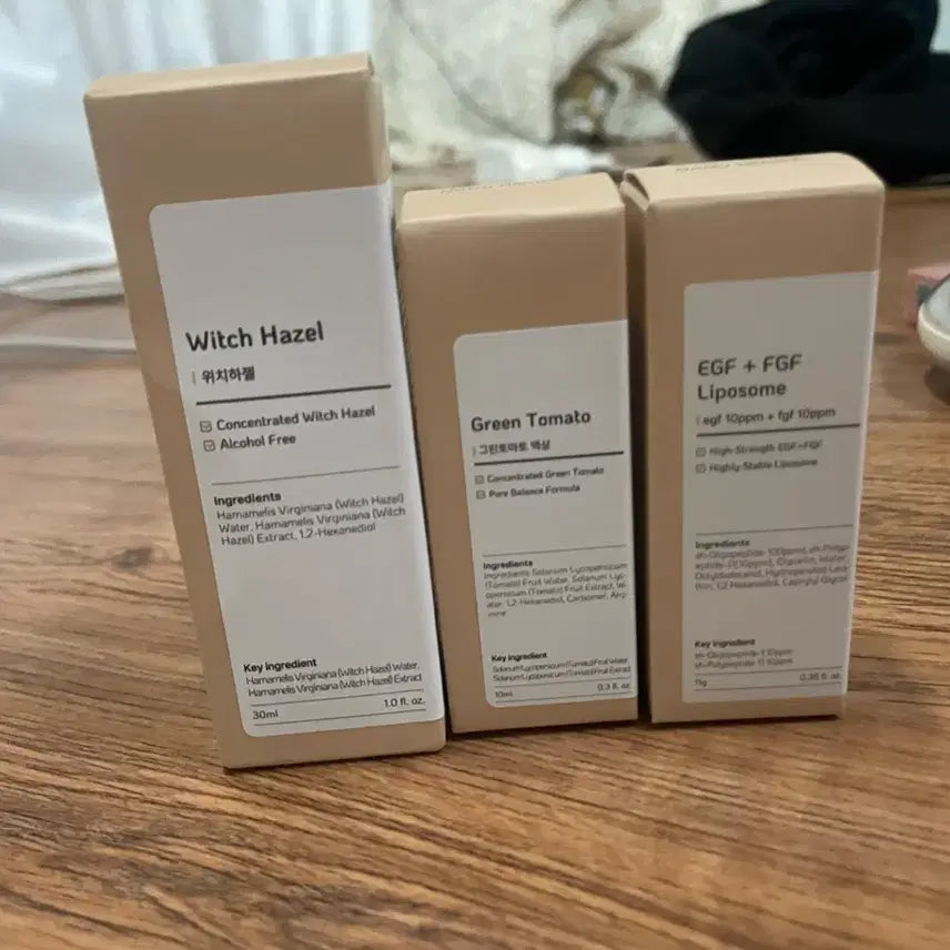 [BUNJANG] Nano Recipe Witch Hazel Green Tomato EGF+FGF Liposome Set / NANO RECIPE 나노레시피 위치하젤 그린토마토 EGF+FGF 리포솜 세트