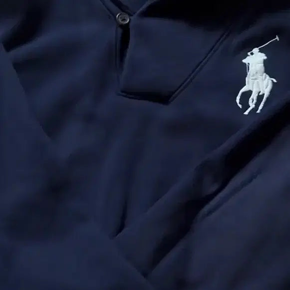 [BUNJANG] Big Pony Navy Sweatshirt / 빅포니 네이비 맨투맨