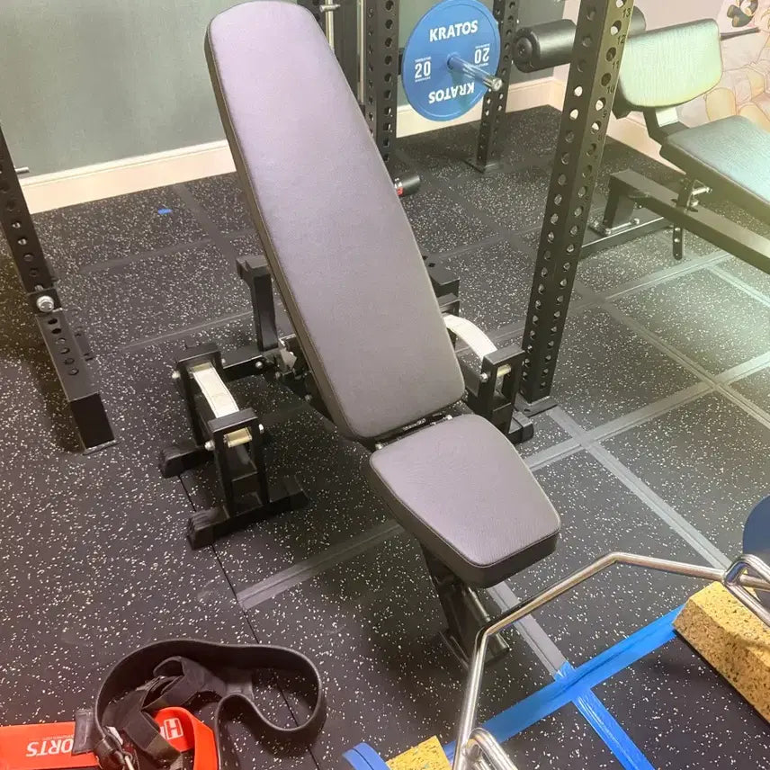 [BUNJANG] Tiger Force Home Gym Power Rack Set with Barbell, Weight Plates, and Bench / 타이거포스 홈짐 파워렉 세트