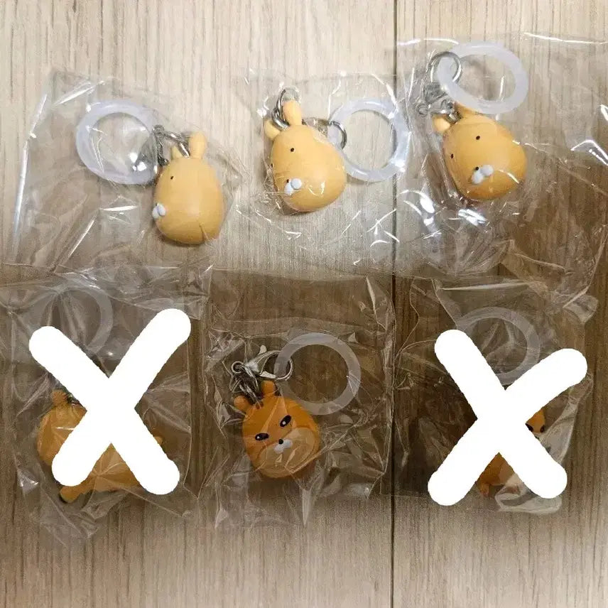 [BUNJANG] Gorani Keychain Accessory Set / Go라니 / 고라니 키링 메지루시 마킹 액세서리